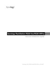 Synology RackStation RS3614RPxs Guía De Instalación Rápida