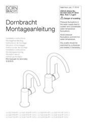 Dornbracht 33 525 660-FF 0010 Instrucciones De Montaje