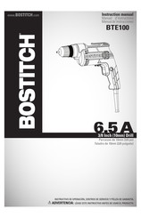 Bostitch BTE100K-CA Manual De Instrucciones