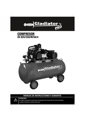 Gladiator PRO CE 825/220/M/50/4 Manual De Instrucciones