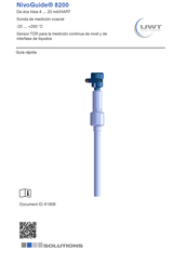 UWT NivoGuide 8200 Guía Rápida