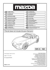 Mazda NA1P-V7-510 Instrucciones De Montaje