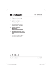 EINHELL GC-AW 6333 Manual De Instrucciones