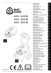 Blue Clean 615 Traducción De Las Instrucciones Originales