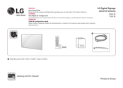 LG 70UL3E Guía Rápida De Configuración