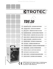 Trotec TDS 20 Manual Operativo
