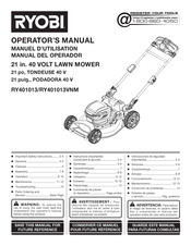 Ryobi RY401013 Manual Del Operador