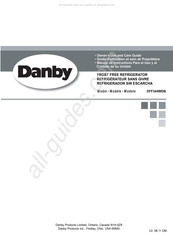 Danby DFF344WDB Manual De Instructions Pare El Uso Y El Cuidado De Su Unidad