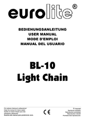EuroLite BL-10 Manual Del Usuario
