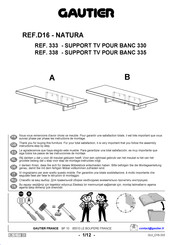 Gautier 333 Manual De Instrucciones