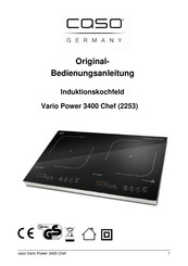 Caso Germany Vario Power 3400 Chef Manual Del Usuario