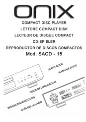 Onix SACD-15 Guia Del Usuario