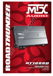 MTX Audio ROADTHUNDER RT1000D Manual De Usuario