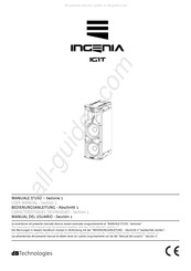 dBTechnologies INGENIA IG1T Manual Del Usuario