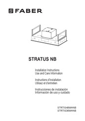 Faber STRATUS NB STRTIS48WHNB Instrucciones De Instalación Información De Uso Y Cuidado