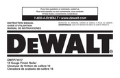 DeWalt DWFP71917 Manual De Instrucciones