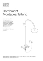 Dornbracht 26 632 809-FF 0010 Instrucciones De Montaje