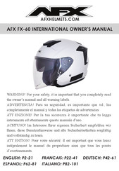 AFX FX-60 Manual Del Usuario