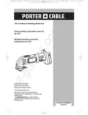 Porter Cable PCC510 Manual De Instrucciones