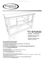 Pinnacle Design TV73003 Instrucciones De Montaje