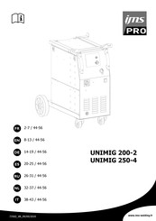 ims PRO UNIMIG 250-4 Manual Del Usuario