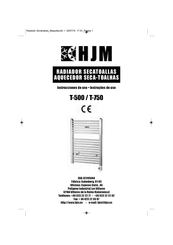 HJM T-500 Instrucciones De Uso