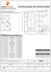 Siena móveis IEC103-18 Instrucciones De Montaje