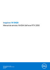 Dell Inspiron 14 5420 Manual De Servicio