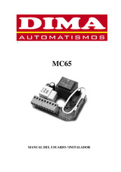 Dima Automatismos MC65 Manual Del Usuario / Instalador