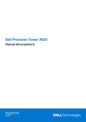 Dell Precision Tower 3620 Manual Del Propietário