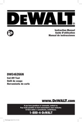 DeWalt DWE46266N-CA Manual De Instrucciones