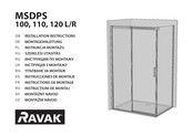 RAVAK MSDPS 100/100 L/R Instrucciones De Montaje