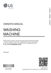 LG WM3998HBA Manual Del Propietário