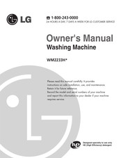 LG WM2233H Serie Manual Del Propietário