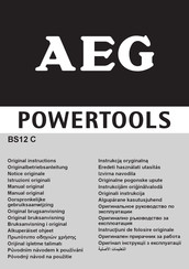 Aeg BS12 C Manual Original