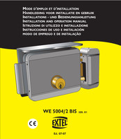 Extel WE 5004/2 bis Instrucciones De Uso E Instalación