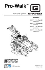 Gravely 988173 Manual Del Operario