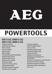 AEG BS14 G2 Manual Original