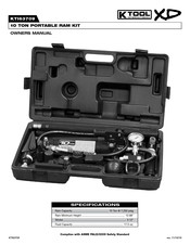 K Tool International KTI63709 Manual Del Propietário