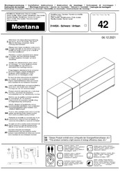 Profijt Meubel Montana 3144SA Instrucciones De Montaje