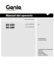 Terex Genie SX-150 Manual Del Operario