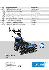 Gude GKM 100.1 Traduccion Del Manual De Instrucciones Originale