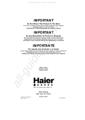 Haier HVD042E-3S Manual Del Usuario