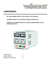 Velleman LABPS3003U Manual Del Usuario