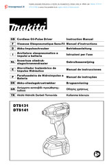 Makita DTS141 Manual De Instrucciones