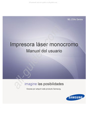 Samsung ML-254 Serie Manual Del Usuario