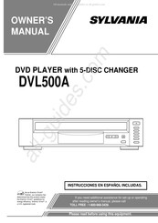 Sylvania DVL500A Manual Del Propietário