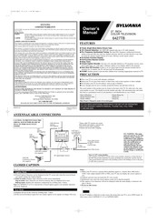 Sylvania 6427TB Manual Del Usuario