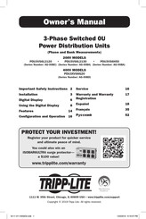 Tripp-Lite PDU3VS6H50 Manual Del Propietário
