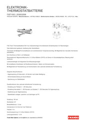 Franke F3ET1001 Instrucciones De Montaje Y Servicio